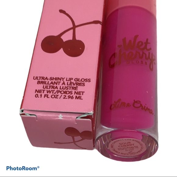 Lime Crime Wet Cherry Ultra Gloss SOUR CHERRY new - Picture 5 of 9